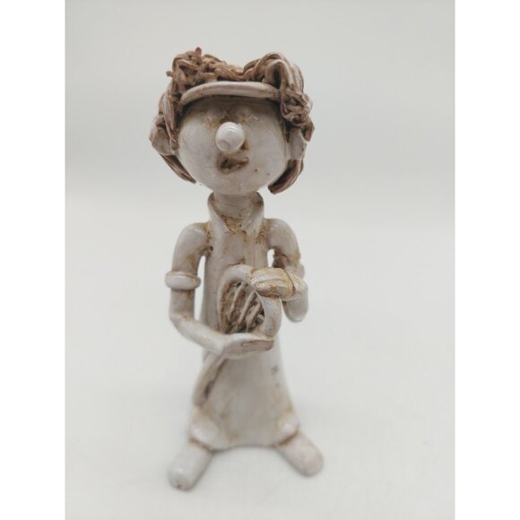Dino Bencini Italy Art Sculpture Signed Figurine Tennis Player 5” - Picture 3 of 9